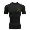 Men’s Sports T-shirt Training Fitness Compression Wolf Moon Star Pattern Men’s MMA T-shirt Rashgard Tops TeeT-Shirt for Men