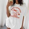 Cotton Womens TShirts More Espresso 90s Retro Printing Tee Shirts Comfortable Soft ONeck Loose Short Sleeve Female Clothes