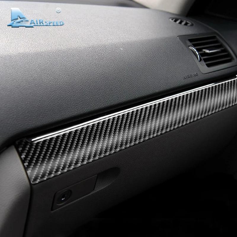 Carbon Fiber Center Console Sticker for Mercedes W204 2007-2010 Interior Panel Cover
