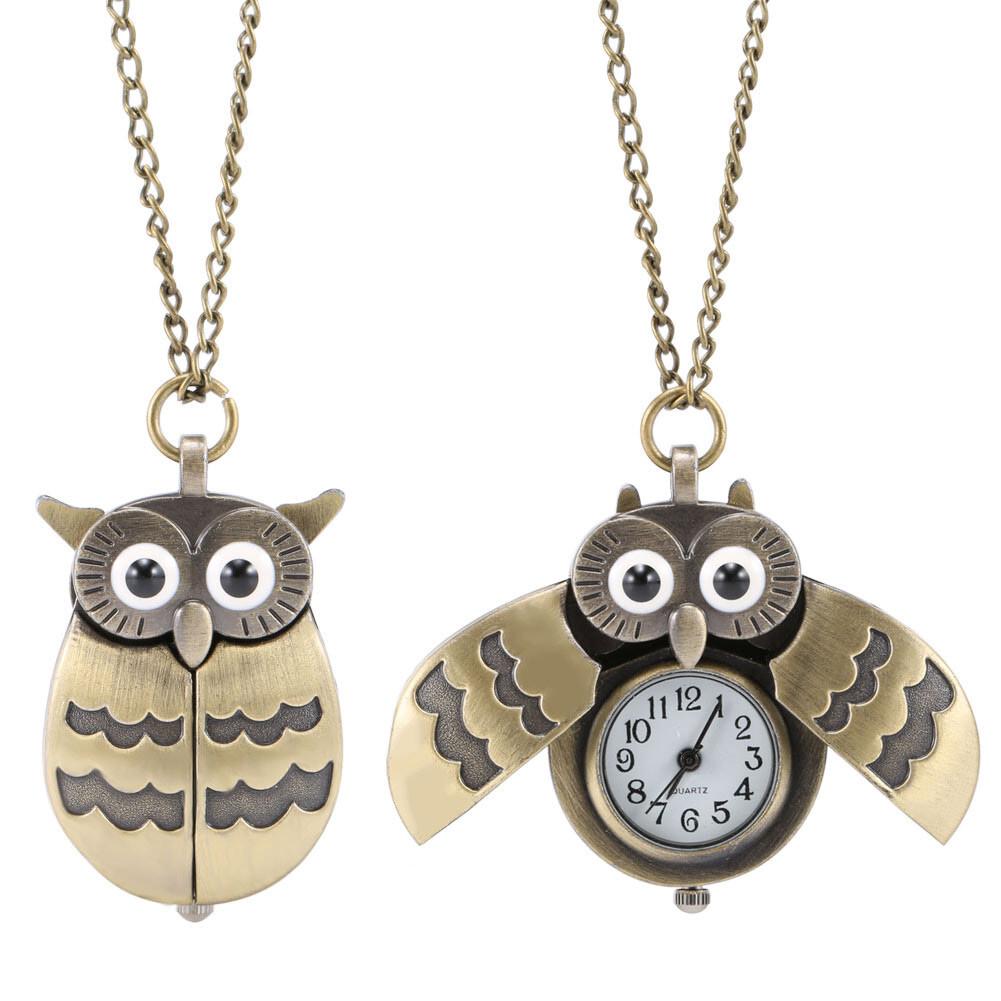 

Двухсторонние резные старинные карманные часы с откидной крышкой кварцевые часы One Size