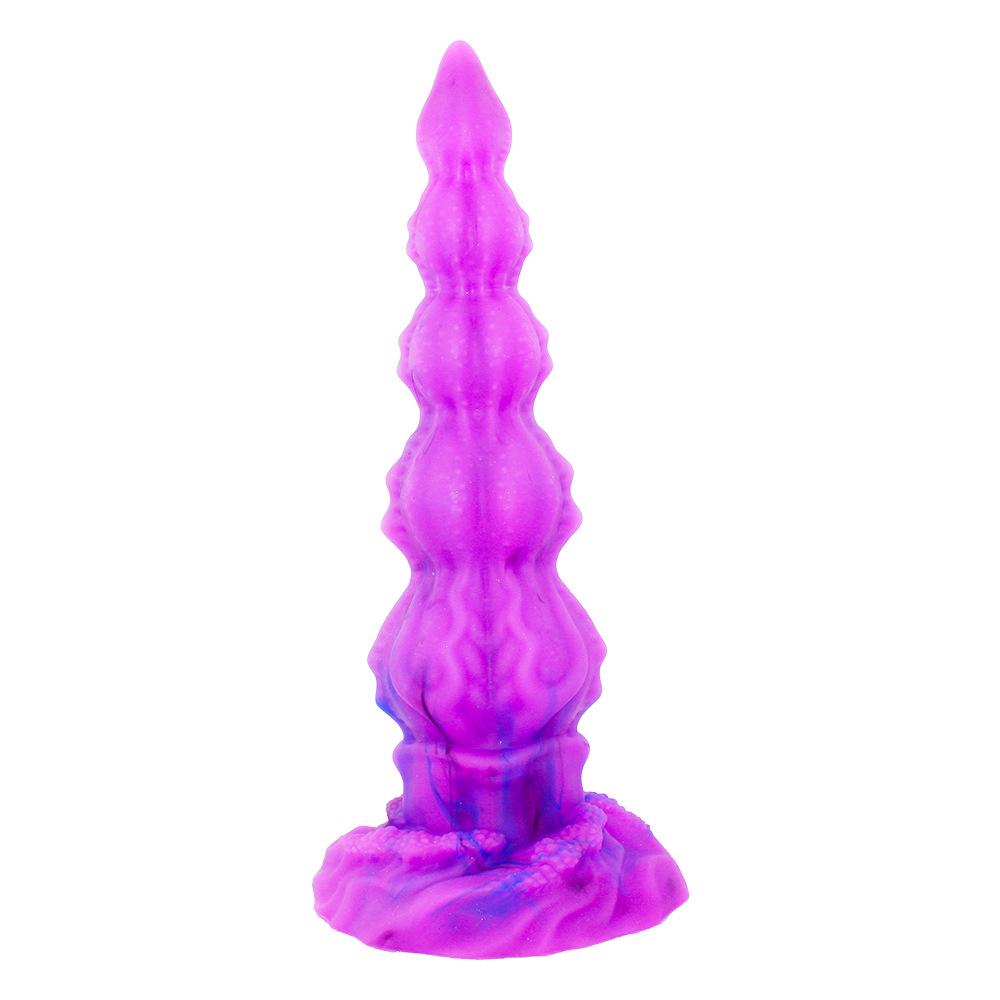 Liquid Silicone Butt Plug Set for Beginner & Advanced, Soft Flexible Realistic Anal Sex Toy for Men & Women