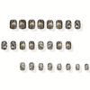 Press on Nail Vintage Jurassic Dinosaur False Nail Art With Easy Application And Removal For Fashion Nail Enthusiasts