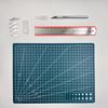 A3/A4/A5 Cutting Board & Stationery Set: Engraving Pen, Ruler, Carving Knife, Mat Board - Multi-piece Handmade Craft Kit