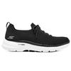 Skechers Go Walk 6 Hyper Burst Fabric Minimalist Versatile Foam Technology Slip-On Sports Low-Top Casual Shoes Men sneakers Black White 216272-BKW