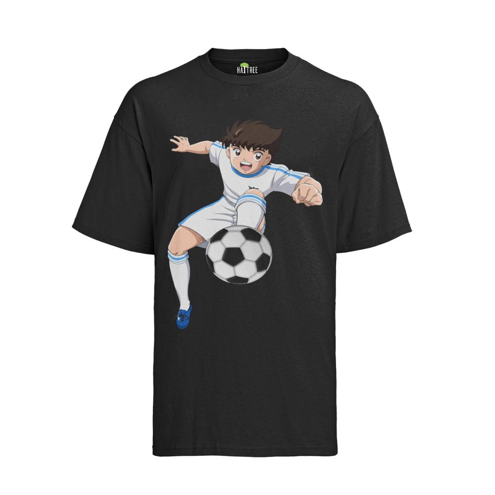 

Retro Kickers Captain Tsubasa keeper Mario Anime Comic Fussball Herren T-Shirt L