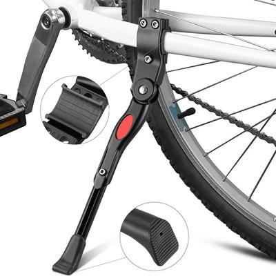 Béquille de vélo réglable Support de stationnement pour vélo Support latéral de vélo Repose-pieds VTT Vélo de route Support Accessoires de cyclisme