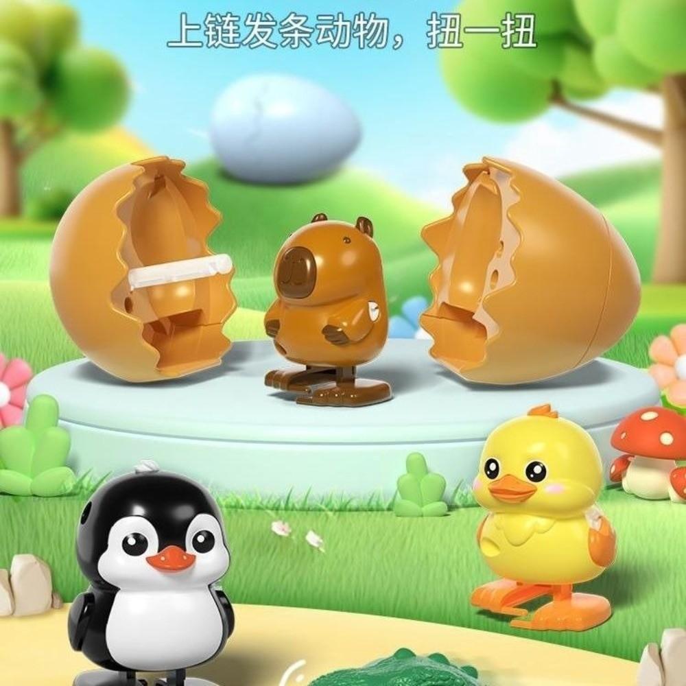 Breaking The Shell Jumping Egg Clockwork Duck Jumping Egg Toy Portable Animal Shape Assembly Toys