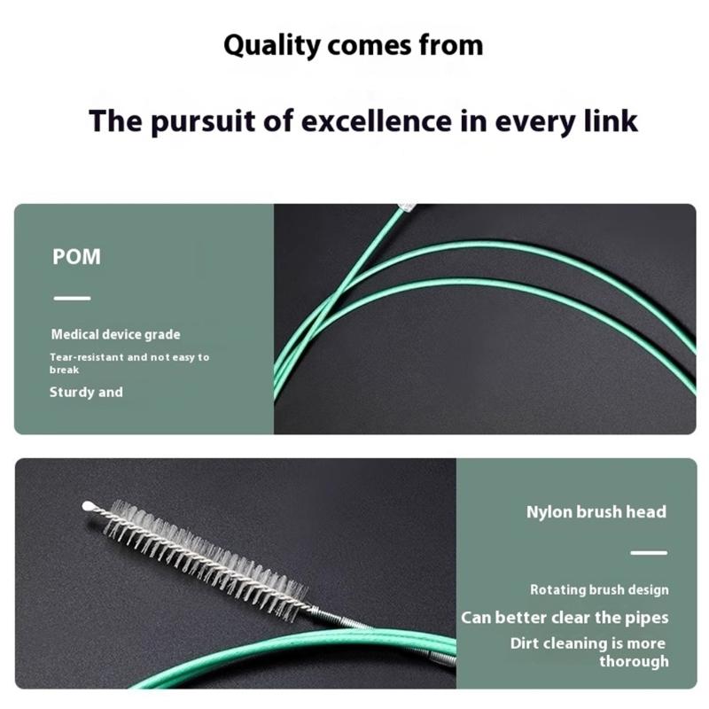 Flexibles Auto-Abflussreinigungswerkzeug Verstopft nicht Fahrzeugabflussentstopfer Runde Sonden Designs Werkzeug für Schiebedach Kofferraum Kraftstofftank