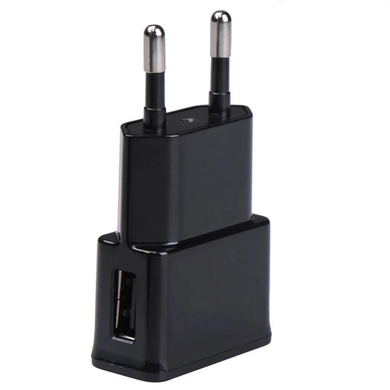 

Universal Phone Charger Wall Adapter 5V 2A Mobile Phone Fast Charging 2 Ports USB Quick Charger For iPhone 14 15 Xiaomi Huawei EU-black