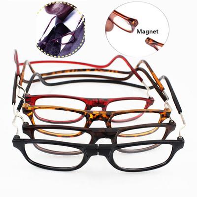 Presbyopie Beliebte Magnetische Hängehals Damenbrille Unisex Hohe Qualität Vollrand Gafas Tragbare Lesebrille Herren Verstellbar Zubehör