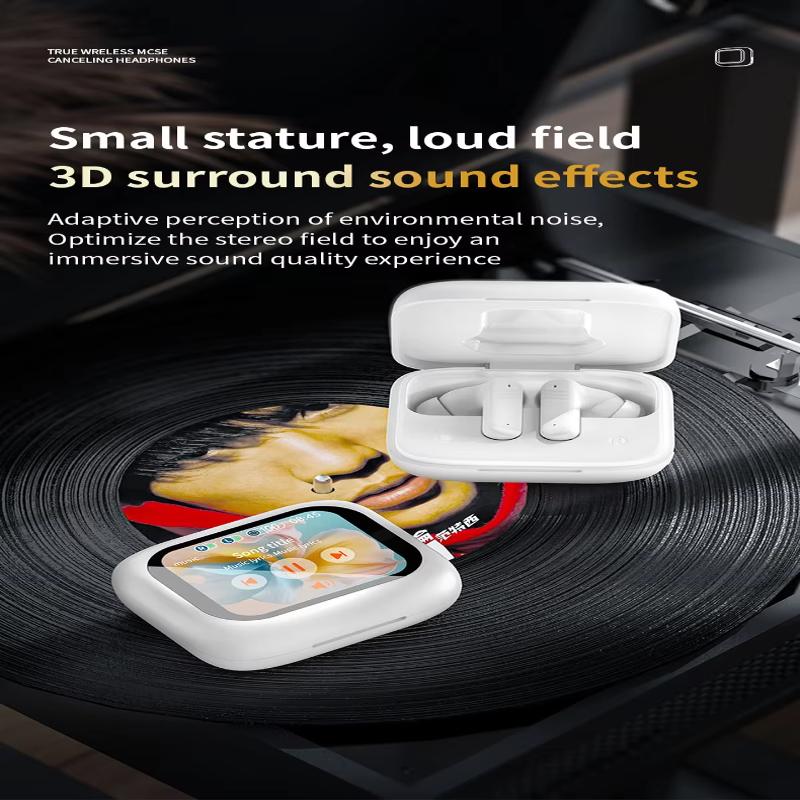 Wireless Noise Canceling Touchscreen Headphones Multi-language Mic Fast Charge for Busy Professionals Students