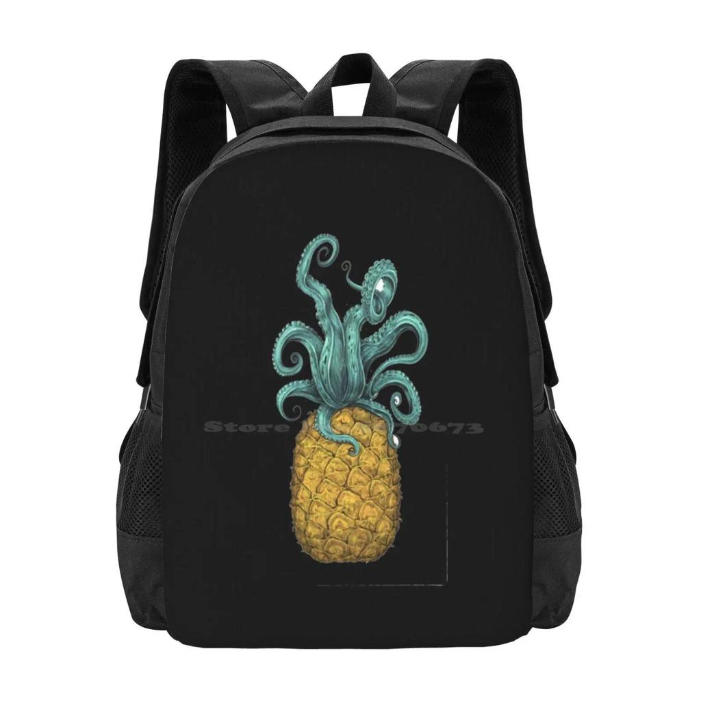 School Bag Big Capacity Backpack Laptop Pineapple Octopus Pineapple Octopus Pineapple Octopus Pineapple Octopus Pineapple