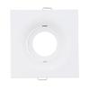 Rund GU10 Infälld Downlight Ersättningssats Svart MR16 Sockel Monterings Takspotlight Ram GU5.3 Lampa Sockelhållare