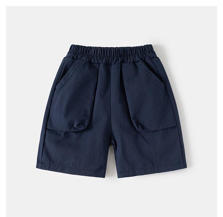 Children's Summer 2026 Boys' Short Sleeve Polo Shirt & Shorts Two-Piece Set