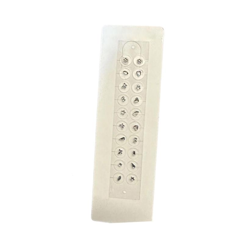 20Pcs Disposable Ear Sticker Acupoint Pressure Stimulation Patches Acupunctures Beads Auricular Ear Sticker Massager
