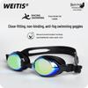 Unisex Adult Silicone High-Definition Anti-Fog Waterproof Training Goggles