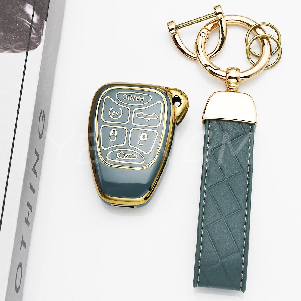 Car Key Case Cover For Jeep Renegade Grand Cherokee Chrysler 300 Pt Dodge Jcuv Caliber Nitro Wrangler Compass Patriot Liberty