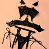 Sexy Original Halloween Little Devil Cosplay Costumes Bat Girl Bikini Desiagn Devil Wings Leather Unifrom Tempting Underwear