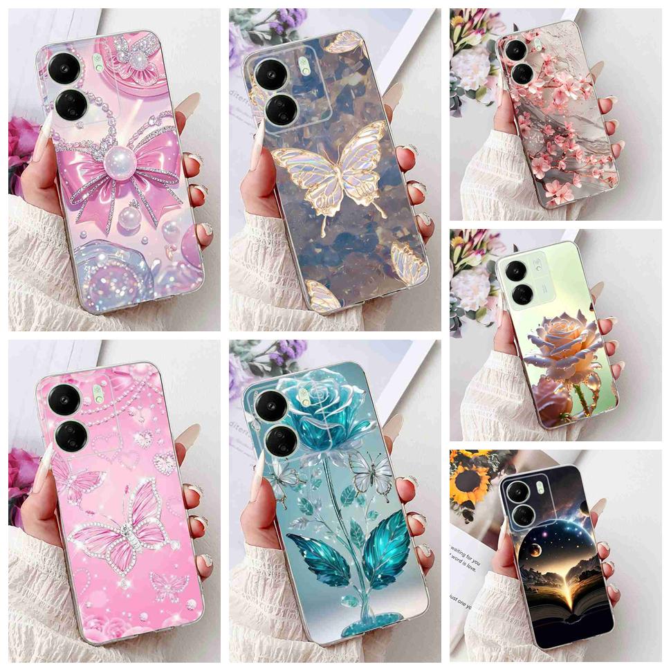 For Xiaomi Redmi 13C 4G Case Redmi13C 2023 New Fashion Pattern Cover Silicone Soft Phone Case For Xiaomi Poco C65 PocoC65 Fundas
