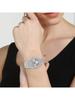 Guess Women's Quartz Watch Gold Stainless Steel Strap and Tonneau Dial Luxury Watch Gift for Women GW0104L1