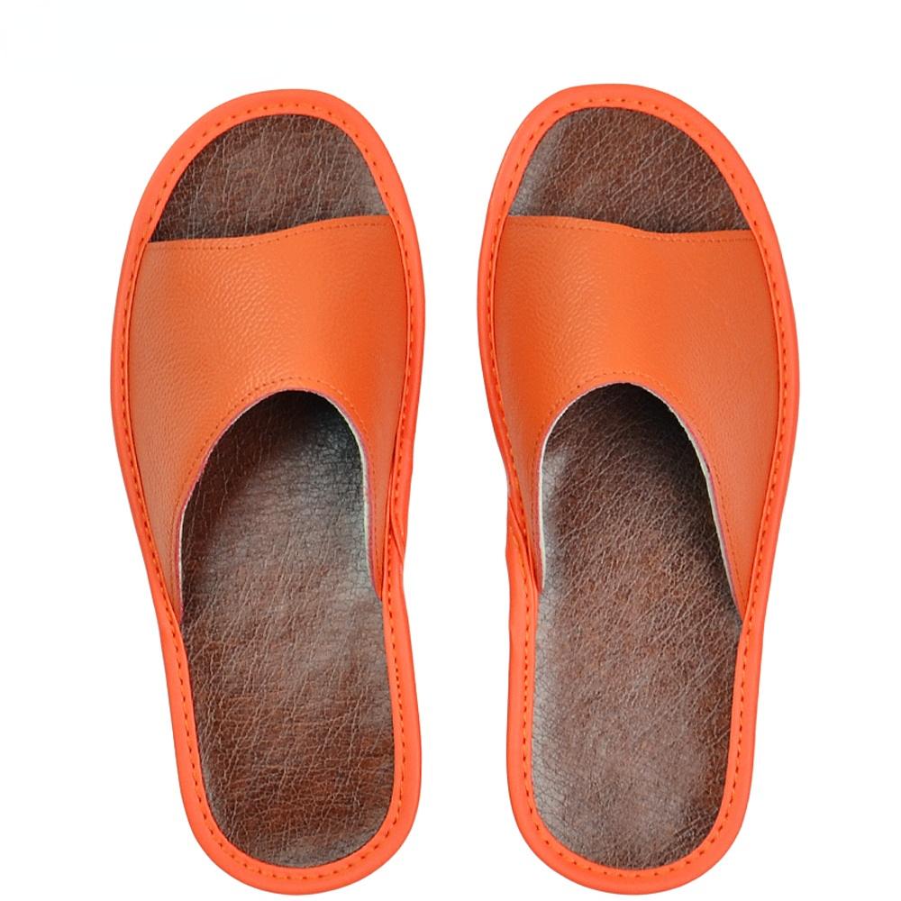 

Модные кожаные тапочки мужские большие размеры Льняные домашние мужские домашние тапочки женские мужские тапочки Роскошные мягкие туфли на плоской подошве 43-44(29)