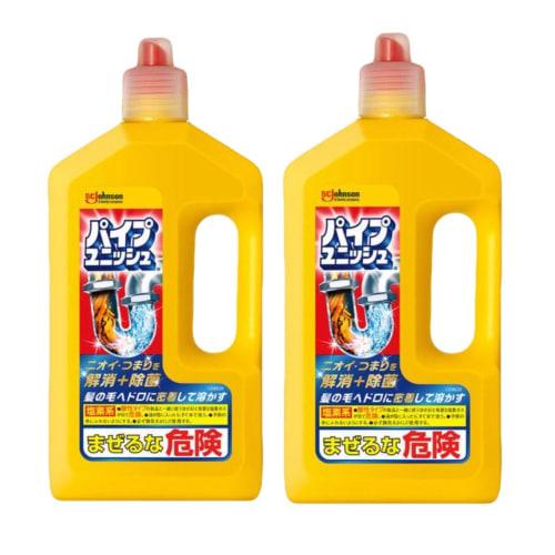 Bulk Purchase: Pipe Unish Liquid Pipe Cleaner, 800g x 2 Bottles, for Cleaning Pipes, Bathtub Drains, Cleaning Drains, Bathroom Sinks, and Clogged Bath