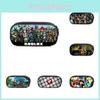Vibrant Roblox Single Layer Pencil Case Durable Polyester Rectangular Kids Stationery Bag