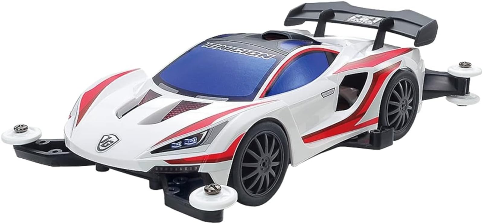 

Tamiya Mini 4WD PRO Series 57 Ignition MA Chassis 18657 No. 18657-000 белый