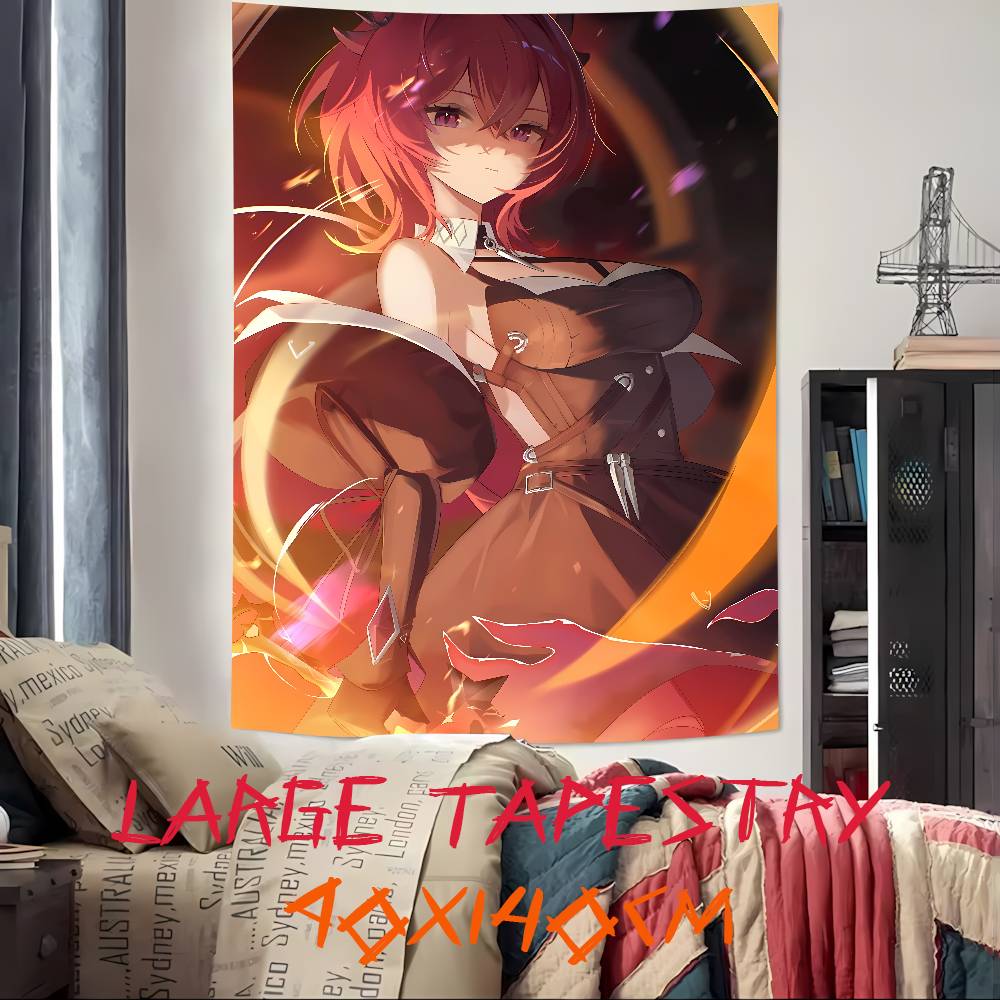 Pretty Hot Girl Laevatein Tapestry Decoration Bedroom Dormitory Background Cloth Holiday Home Party Living Room Club Tapestry