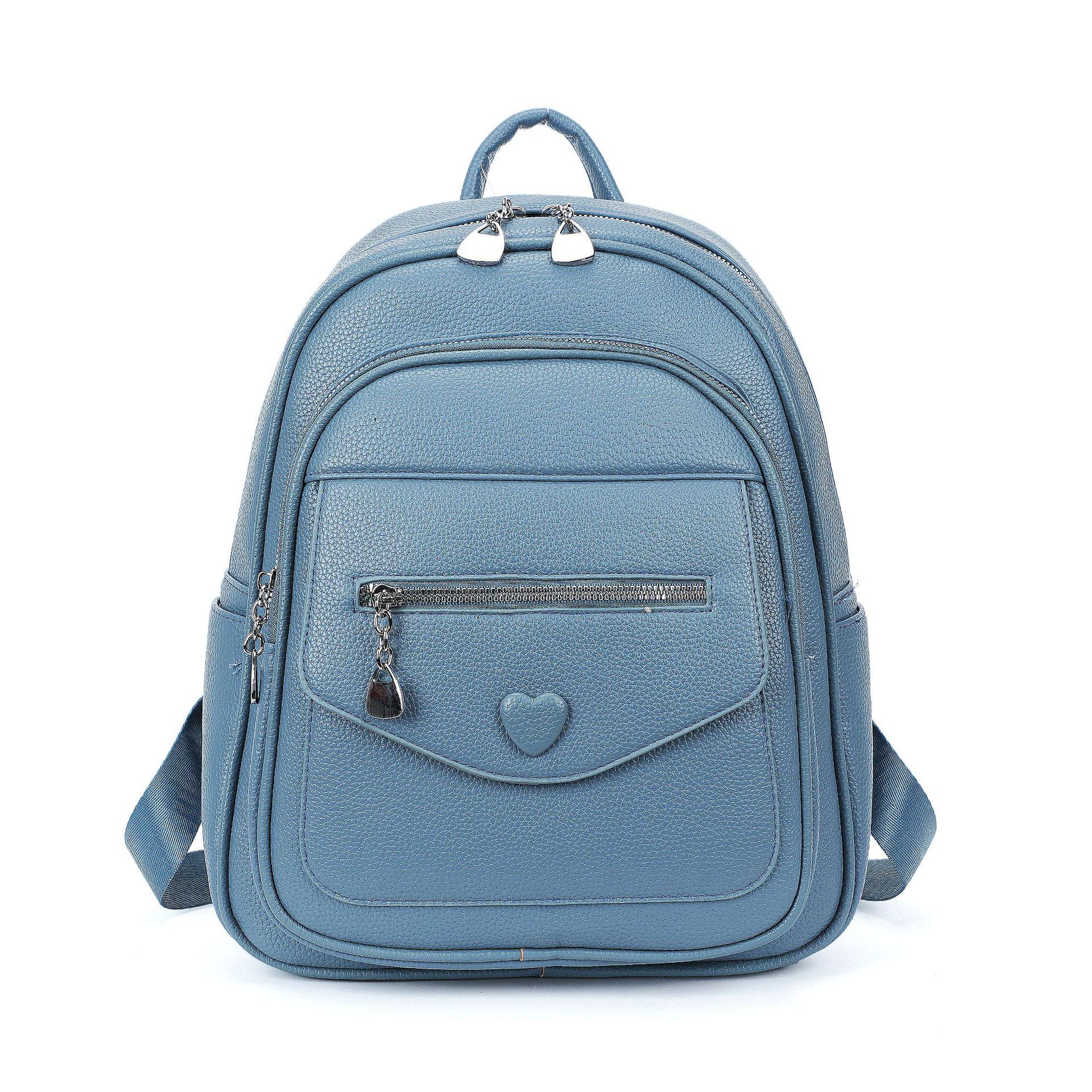 

Women s Large-Capacity Lightweight Backpack: Versatile, Fashionable, and Ideal for Outdoor Travel and School. синій