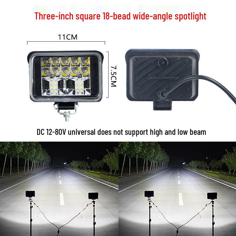Univerzální vodotěsné LED světlo pro vozidla 12V-80V, nákladní automobily, tříkolky a motocykly