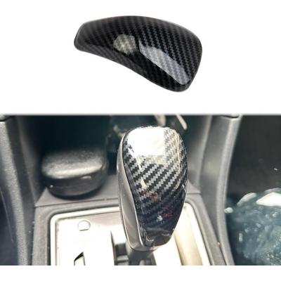 Carbon Fiber Style Center Console Gear Shift Knob Cover Trim Accessories for 2018-2023 Subaru Crosstrek,2019-2024 Forester,2017-2023 Impreza