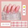 22Pcs Nail Wraps Polish Strips Self Adhesive Nail Polish Sticker Gel Nail Strips
