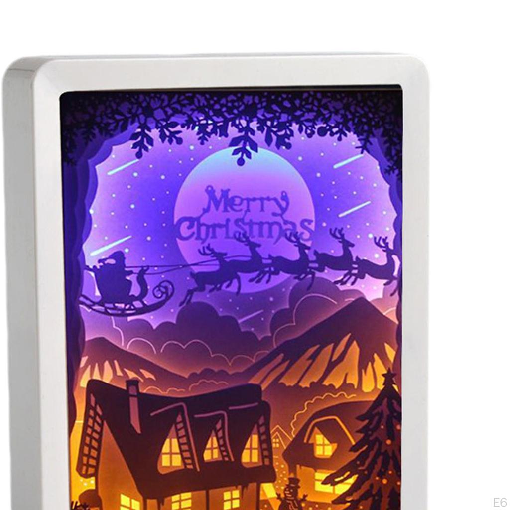 3D Paper Night Light Lamp Table Decoration Gift