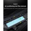 2 Pieces/Set For Tesla Model 3 Model Y HEPA Activated Carbon Air Filter Air Conditioner Filter Element Replacement Air Filters 7