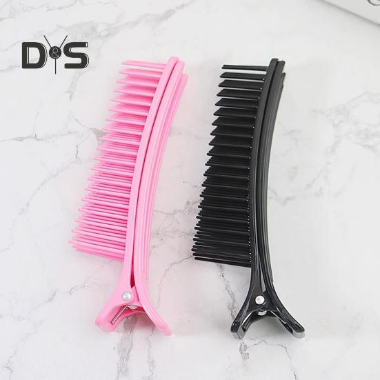 4Pcs Hair Styling Sectioning Clip Professional Non-Slip No-Trace Hair Parting Comb Duck Billed Hair Clip Home Salon Women Hair Cutting Clip