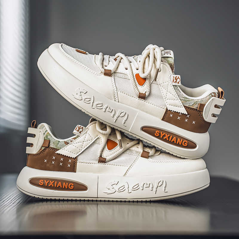 Fashion Increases Height Thick Heeled Brown Dress Shoes Men Oxford Mens Elegant Shoes Hand Made Shoes Men Sneakers Sports Tens