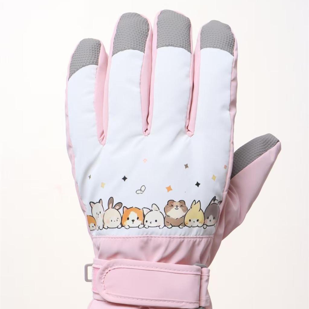 Unisex Winter Ski Gloves: Thick, Fleece-Lined, Windproof & Coldproof for Cycling & Snow Season