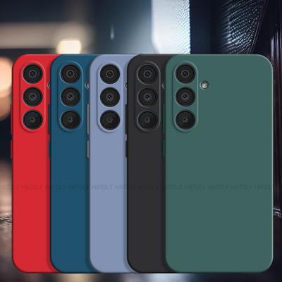 Για Samsung Galaxy A35 Θήκη Πολυτελής TPU Αντικραδασμική Υγρή Σιλικόνη Κάλυμμα Πίσω Μέρους Τηλεφώνου Samsung Galaxy A05S A05 A15 A25 A35 A55 5G