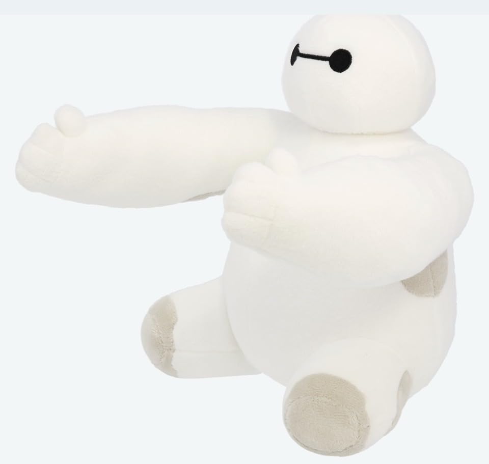 Baymax Plush Tokyo Disney Resort Bendable Spinning Head Toy, Exclusive, Arms,