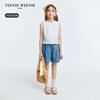 Teenie Weenie Kids Girl Denim Skort
