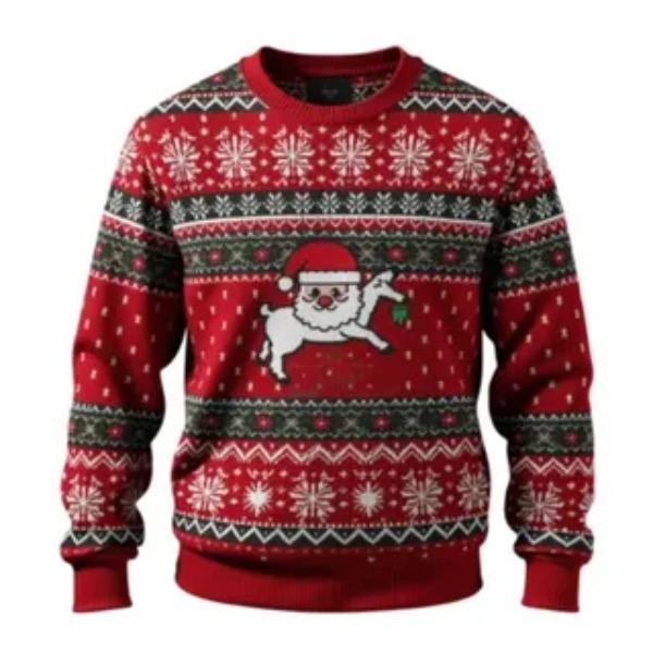 3D Printing Autumn Winter Christmas Series Printed Men's Pullover Casual Fashion Loose Casual O-Neck Pullover