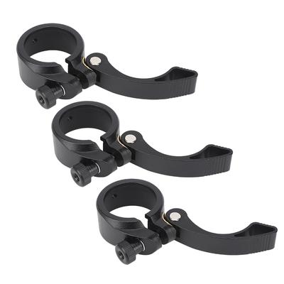 3 PEZZI 40mm Lega di Alluminio Nero Leggero Bicicletta Rilascio Rapido Morsetto Reggisella Accessorio Bicicletta
