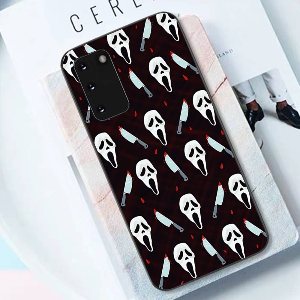 Ghost Face Scream Halloween Phone Case For Samsung S 9 10 20 21 22 23 30 23 24 Plus Lite Ultra FE S10lite Fundas