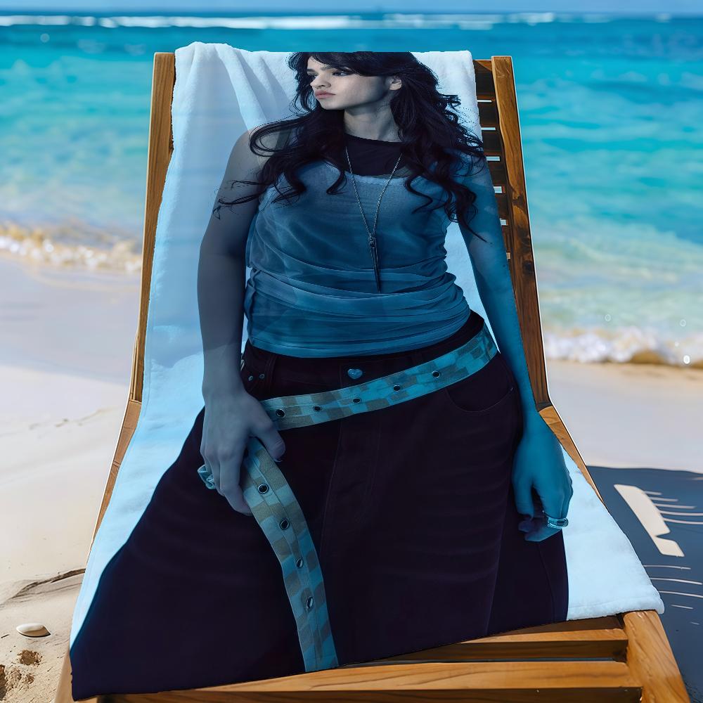 

Singer Ari Abdul Towel Sports Quick Dry Travel Camping Gear Sandproof Soft Light Large Beach Towel W40*H60(CM)