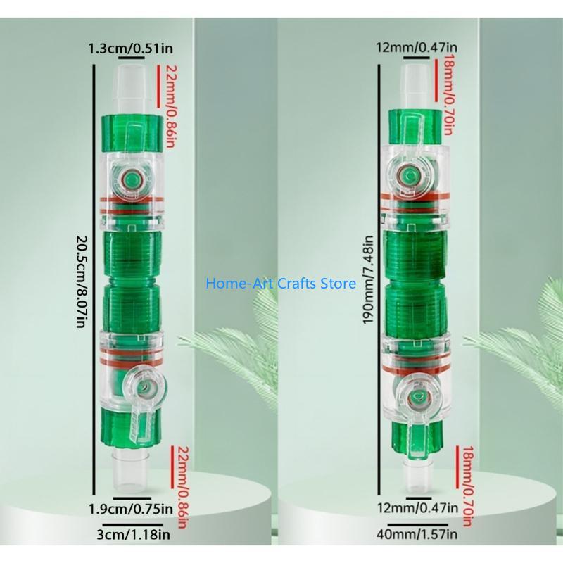 Y3NA Fast Release Connector Valves Hose Adapter For Aquariums Water Circulation 12/16mm