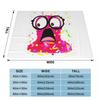 Super Slick Slime Sam Blanket Soft Warm Flannel Throw Blanket Plush for Bed Living room Picnic Travel Home Couch