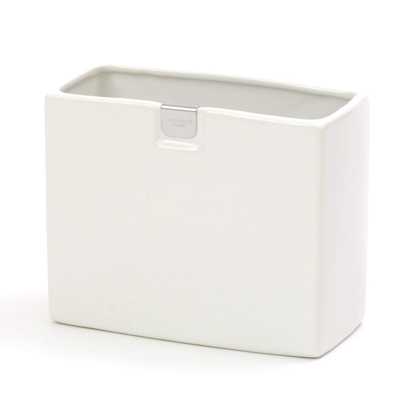 

ZEROJAPAN Квадратная подставка для благовоний, Подставка для спирали от комаров, Белая, C-01 WH, Мино Яки, Сделано в Японии