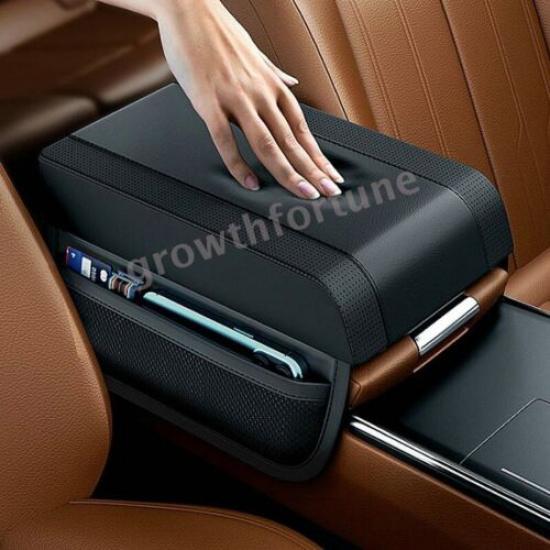 Car Center Console Armrest Box Cushion Cover Pad Mat Black Protector Accessories