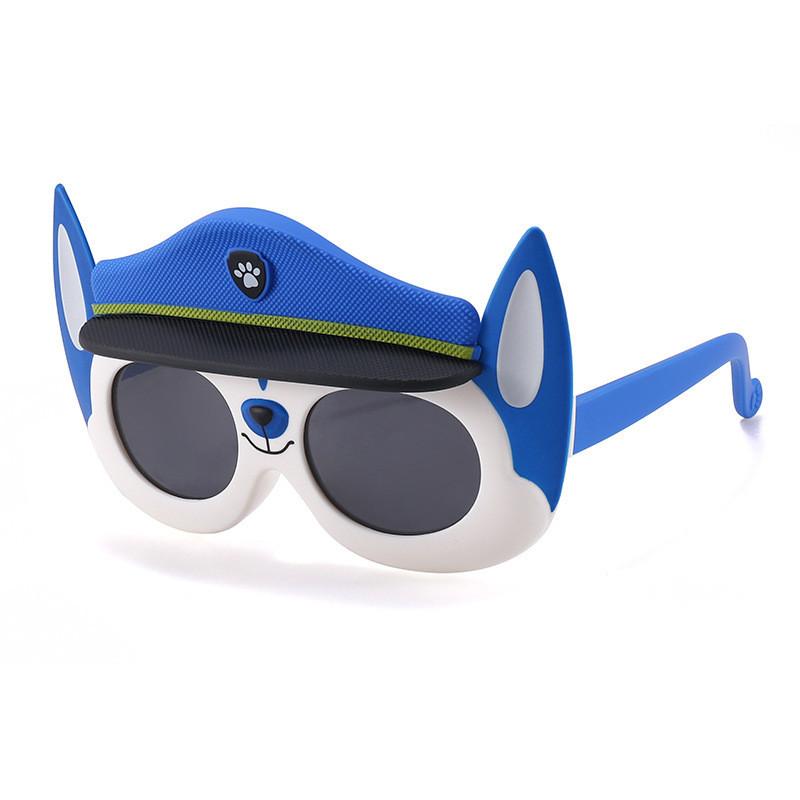 

Dog Adorable Cartoon Childrens Polarized Sunglasses Summer Protection Uv синий